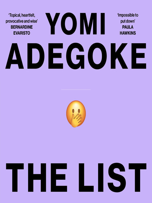 Title details for The List by Yomi Adegoke - Available